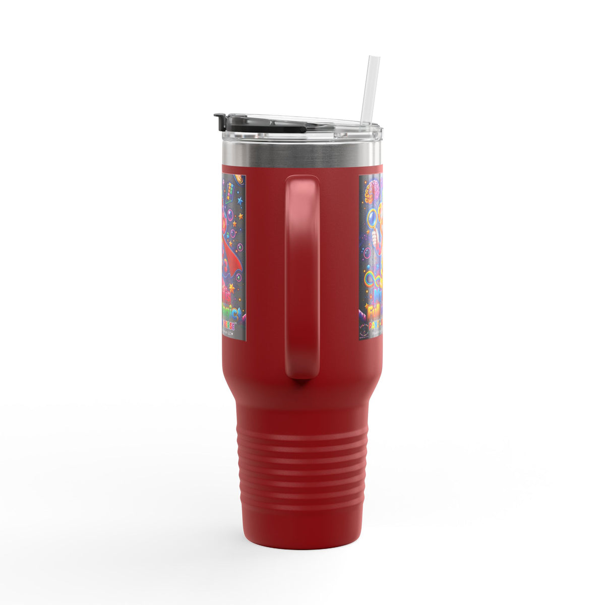 Panz™ 40oz Insulated Travel Mug – "My Mind is Full of Magic" Graphic | Smile Universe Collection