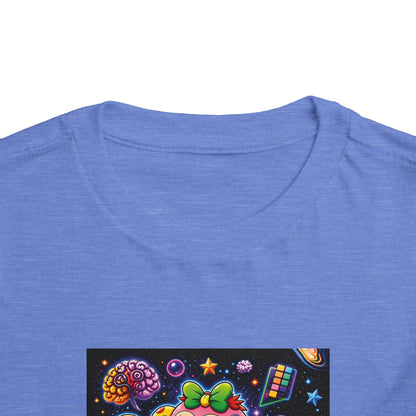 Panz™ Toddler Short Sleeve Tee – "My Mind is Full of Magic" Graphic | Smile Universe Collection