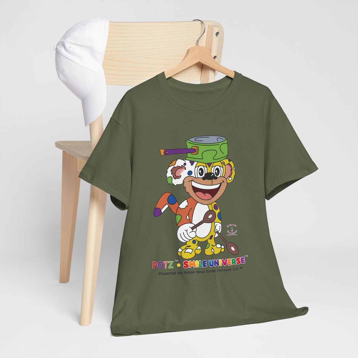 Potz™ Unisex Heavy Cotton™ Tee – Playful Graphic Tee | Smile Universe Collection