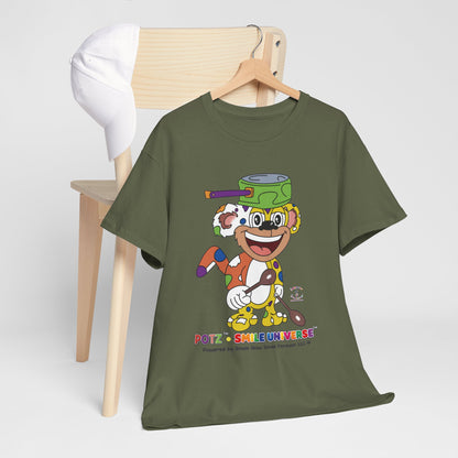 Potz™ Unisex Heavy Cotton™ Tee – Playful Graphic Tee | Smile Universe Collection