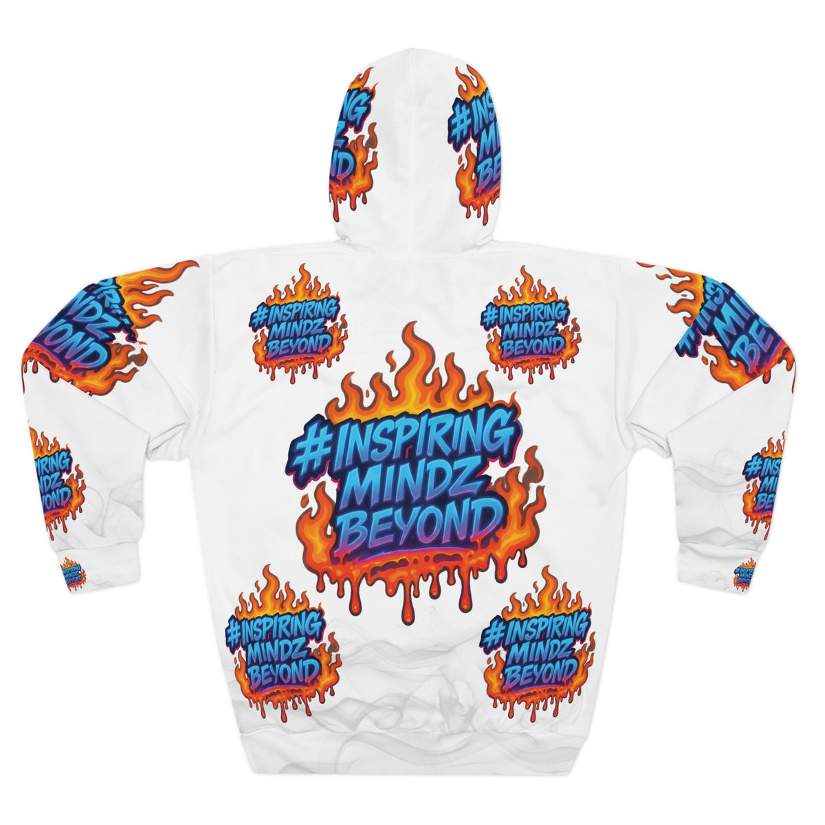 Inspiring Mindz Beyond Hoodie — All-Over Print Pullover