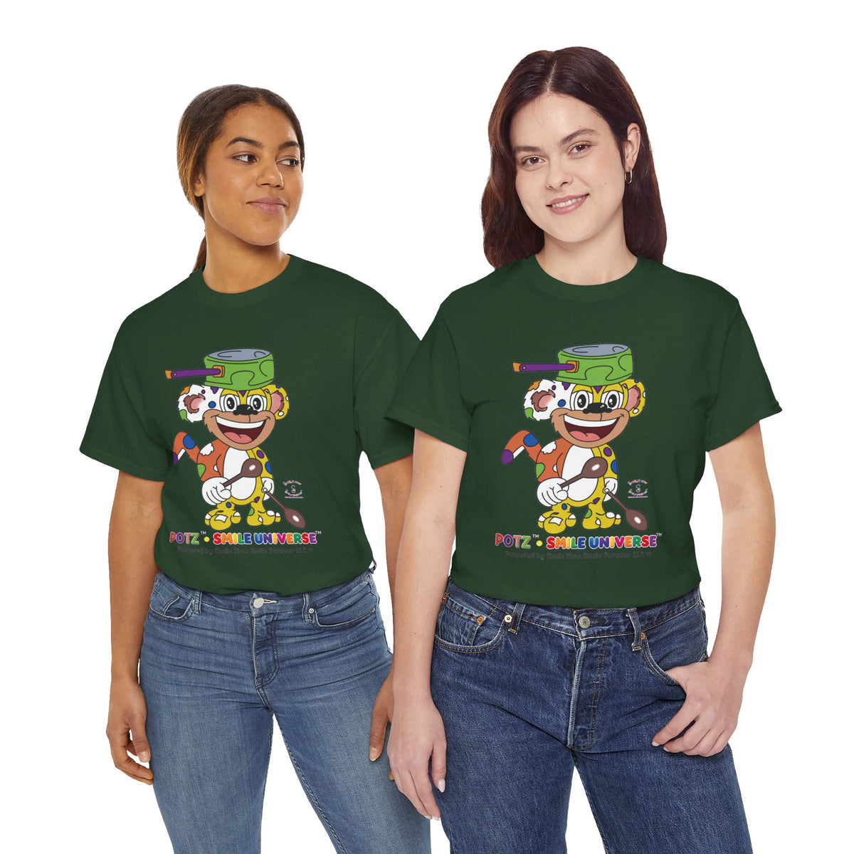 Potz™ Unisex Heavy Cotton™ Tee – Playful Graphic Tee | Smile Universe Collection