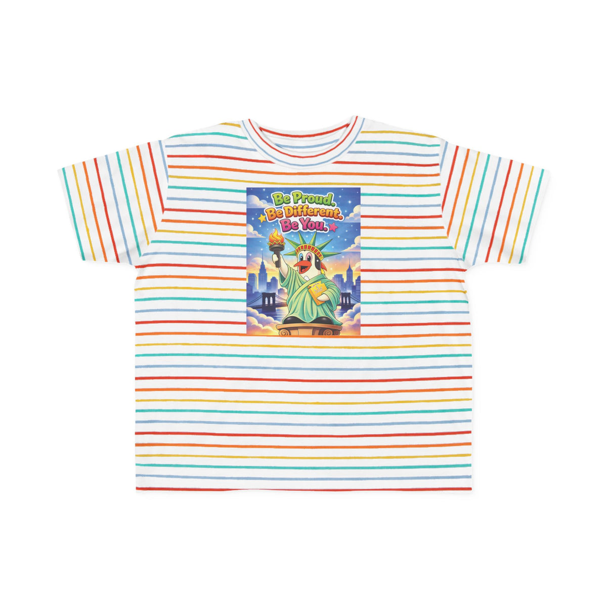 TuBz™ "Be Proud. Be Different. Be You." Kids T-Shirt - Inspirational Graphic Tee