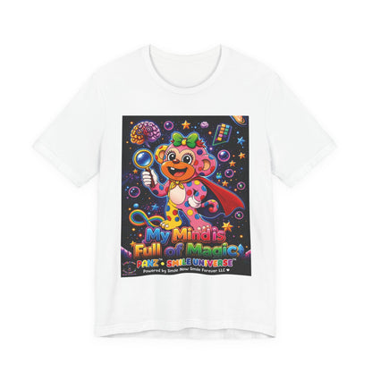 Panz™ Unisex Jersey Short Sleeve Tee – "My Mind is Full of Magic" Graphic | Smile Universe Collection