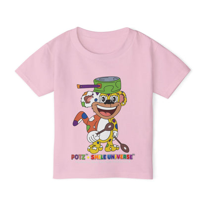 Potz™ Heavy Cotton™ Toddler T-Shirt – Playful Graphic Tee | Smile Universe Collection