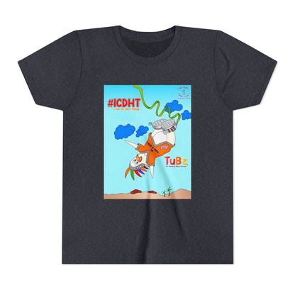 TuBz™ "I Can Do Hard Things" Youth T-Shirt - Motivational Kids Graphic Tee