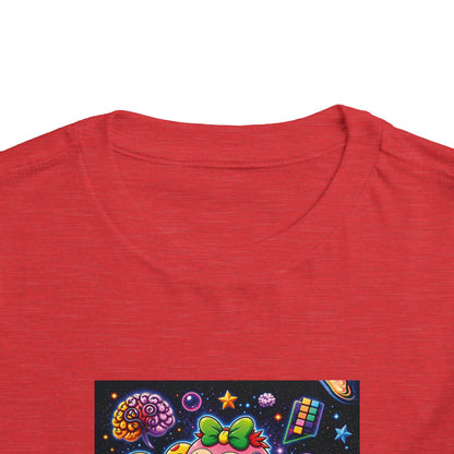 Panz™ Toddler Short Sleeve Tee – "My Mind is Full of Magic" Graphic | Smile Universe Collection