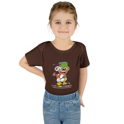 Potz™ Infant Baby Rib Bodysuit – Playful Chef Graphic Onesie | Smile Universe Collection