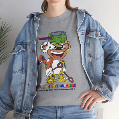 Potz™ Unisex Heavy Cotton™ Tee – Playful Graphic Tee | Smile Universe Collection