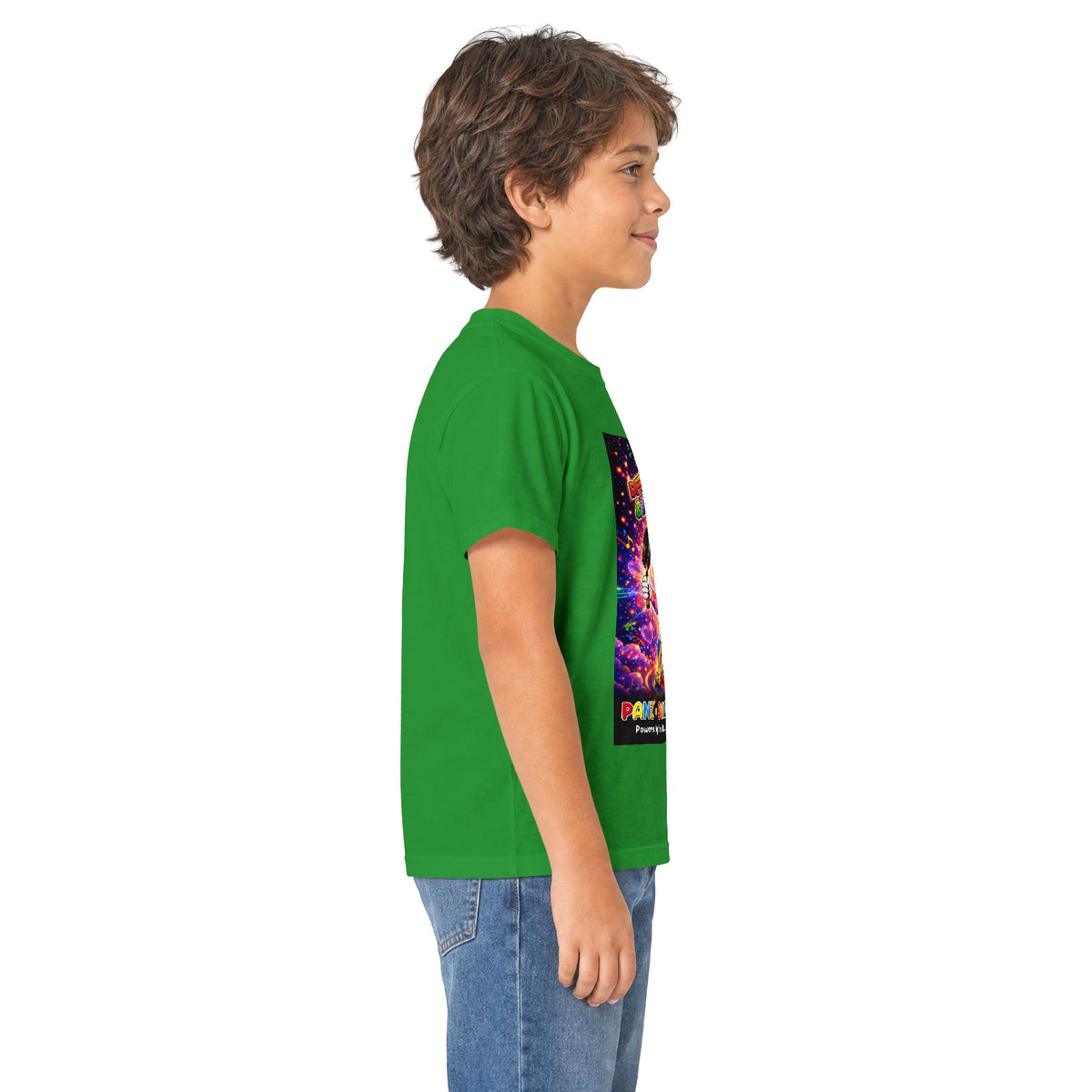 Panz™ Kids Softstyle Tee – "Differently Amazing & Loudly Autistic!" Graphic | Smile Universe Collection