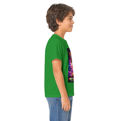 Panz™ Kids Softstyle Tee – "Differently Amazing & Loudly Autistic!" Graphic | Smile Universe Collection
