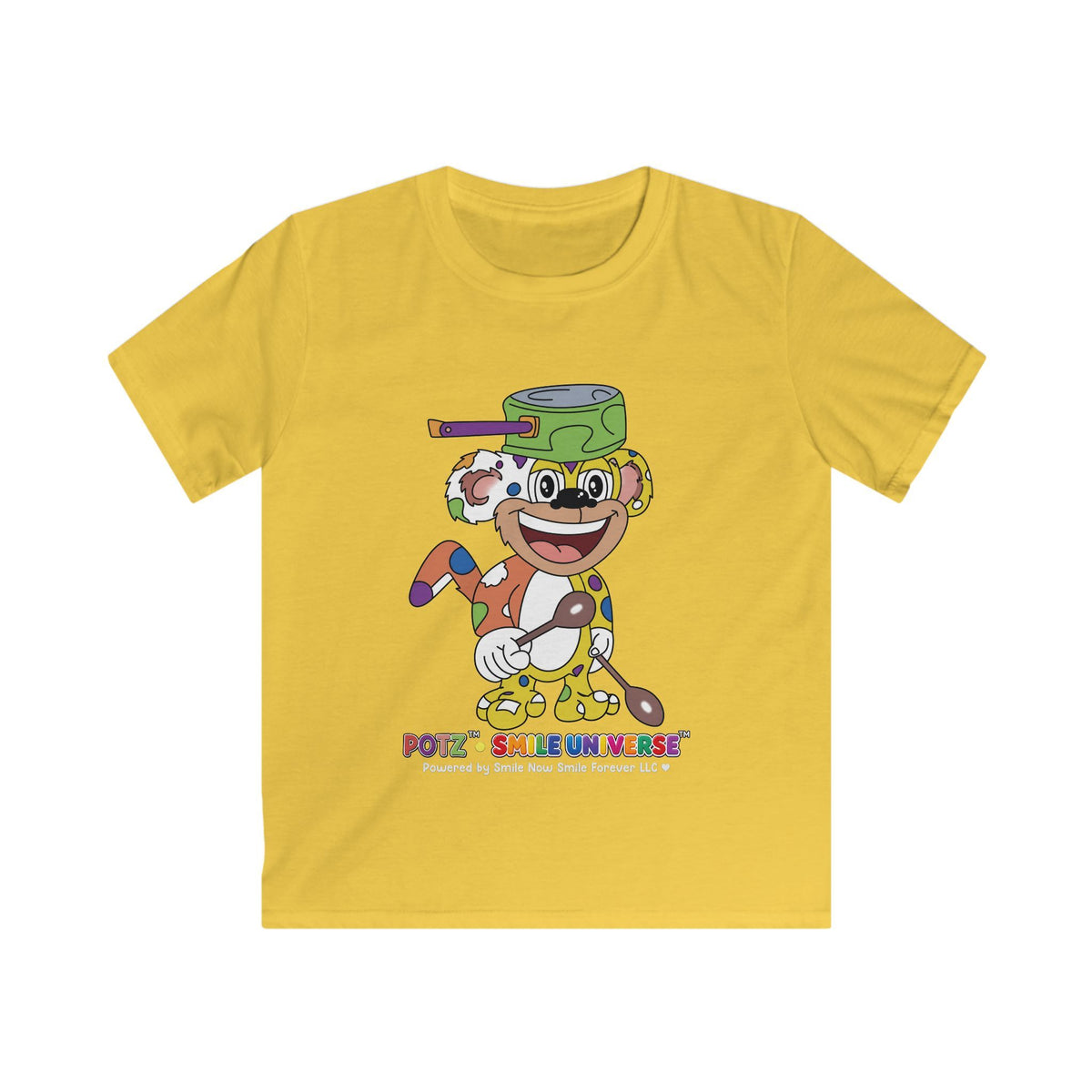 Potz™ Kids Softstyle Tee – Playful Graphic Tee | Smile Universe Collection