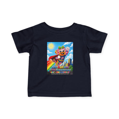 Panz™ Infant Fine Jersey Tee – "My Autism is My Superpower" Graphic | Smile Universe Collection