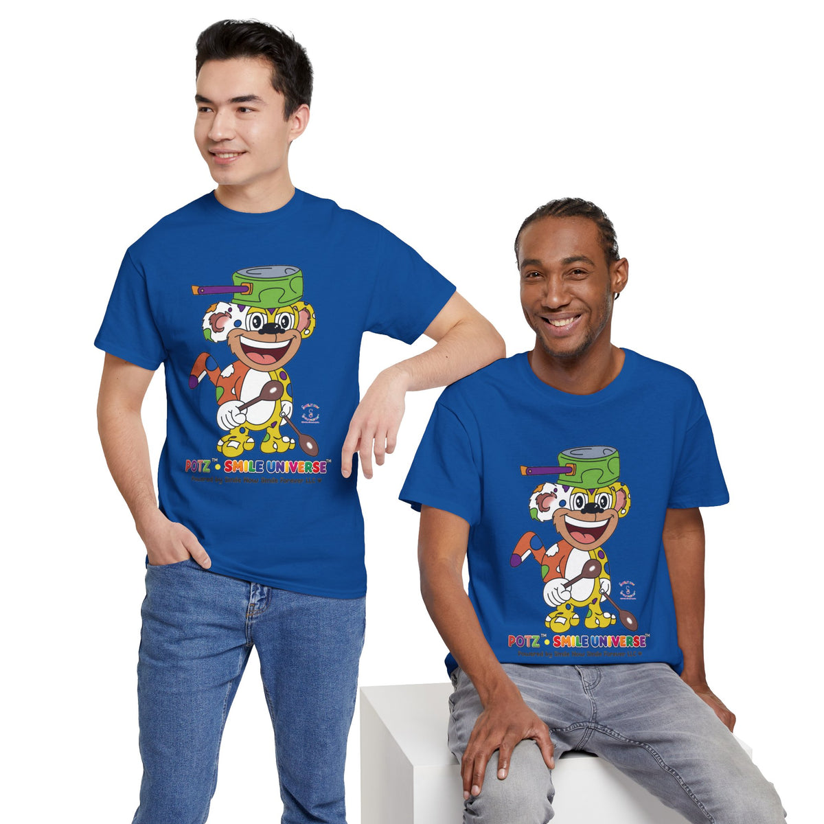 Potz™ Unisex Heavy Cotton™ Tee – Playful Graphic Tee | Smile Universe Collection