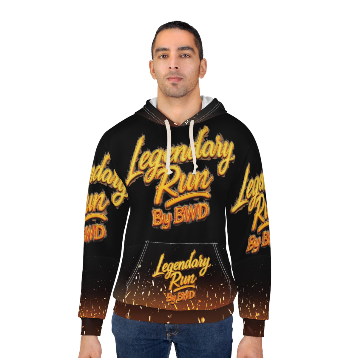 Legendary Run All-Over Print Hoodie