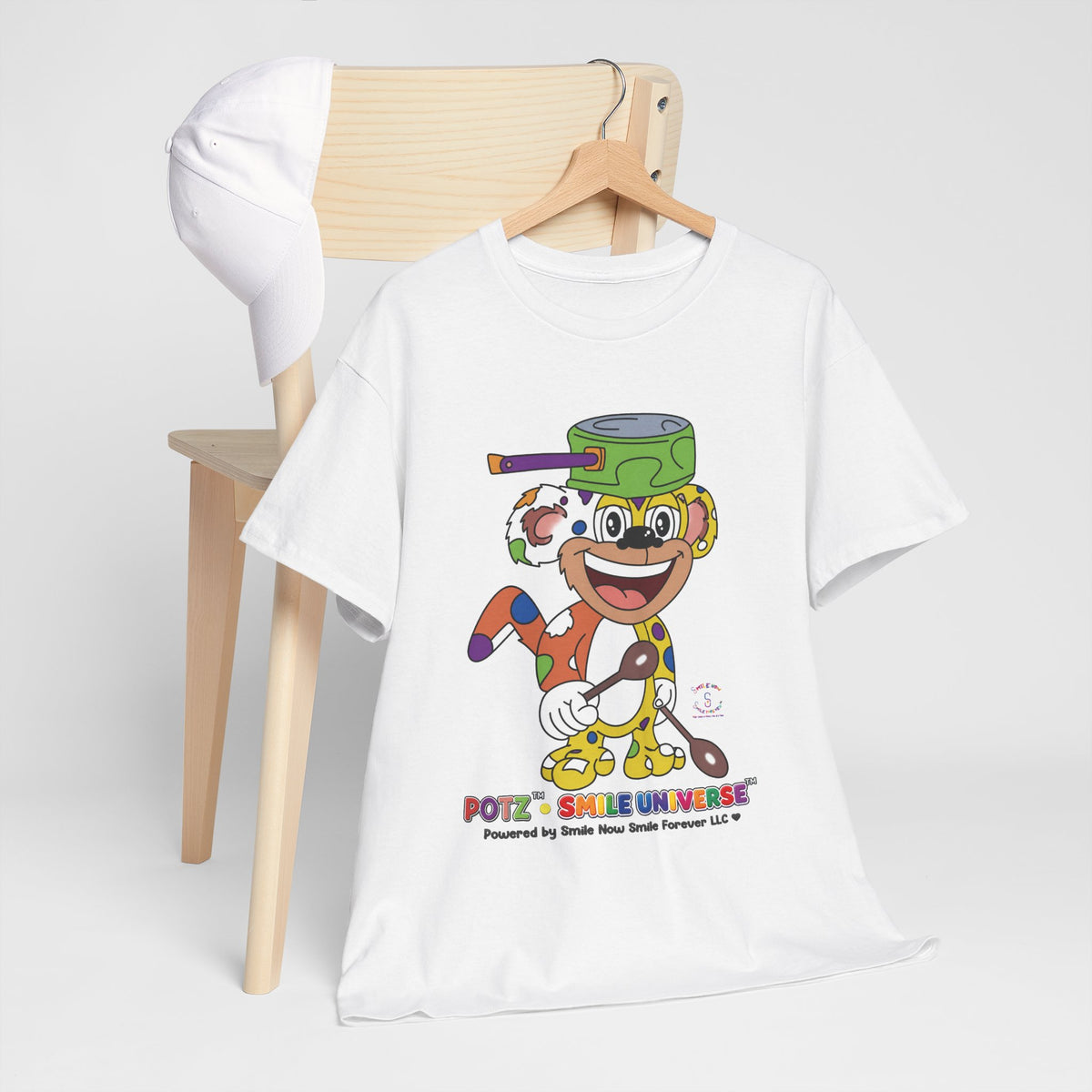 Potz™ Unisex Heavy Cotton™ Tee – Playful Graphic Tee | Smile Universe Collection