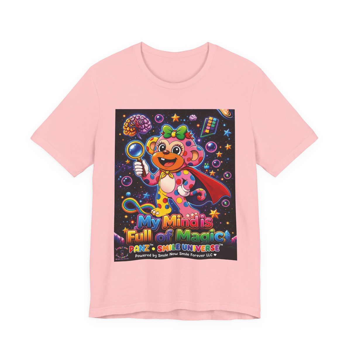 Panz™ Unisex Jersey Short Sleeve Tee – "My Mind is Full of Magic" Graphic | Smile Universe Collection