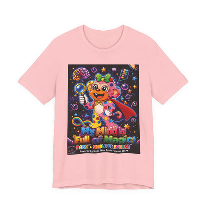 Panz™ Unisex Jersey Short Sleeve Tee – "My Mind is Full of Magic" Graphic | Smile Universe Collection