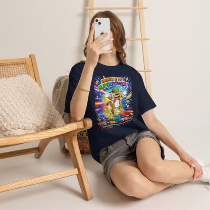 Potz™ Unisex Heavy Cotton™ Tee – "Energy is My Superpower!" Graphic Tee | Smile Universe Collection