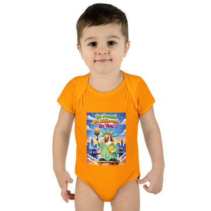 TuBz™ "Be Proud. Be Different. Be You." Infant Bodysuit - Inspirational Baby Onesie