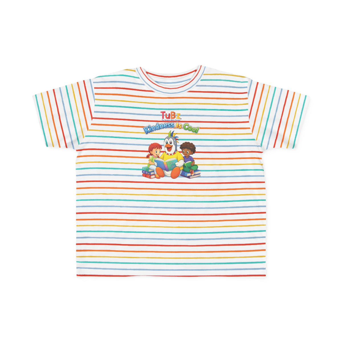 TuBz™ "Kindness Is Cool" Kids T-Shirt - Positive Message Graphic Tee | Smile Universe TuBz4Kidz