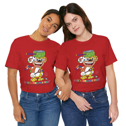 Potz™ Unisex Jersey Short Sleeve Tee – Playful Graphic Tee | Smile Universe Collection