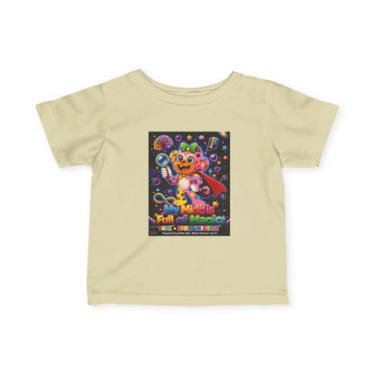 Panz™ Infant Fine Jersey Tee – "My Mind is Full of Magic" Graphic | Smile Universe Collection