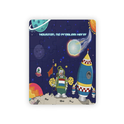 TuBz™ Kids' Puzzle, 30-Piece – "Houston, No Problem Here!" Graphic | Smile Universe Collection