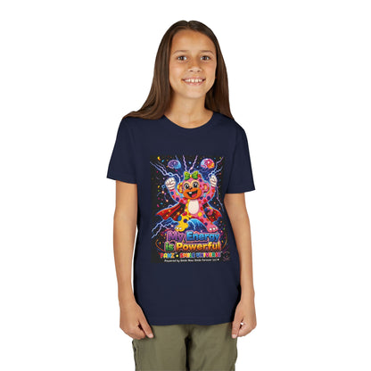 Panz™ Youth Short Sleeve Tee – "My Energy is Powerful" Graphic Tee | Smile Universe Collection