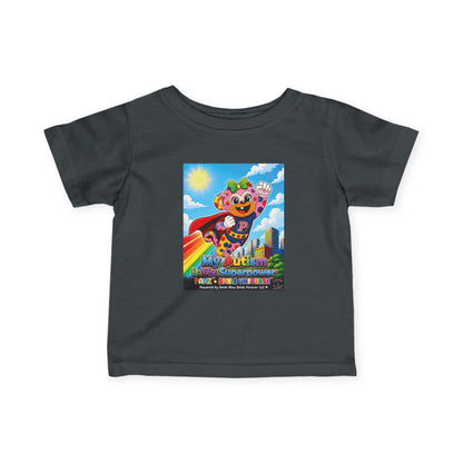 Panz™ Infant Fine Jersey Tee – "My Autism is My Superpower" Graphic | Smile Universe Collection