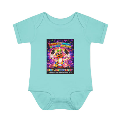 Panz™ Infant Baby Rib Bodysuit – "Differently Amazing & Loudly Autistic!" Graphic | Smile Universe Collection