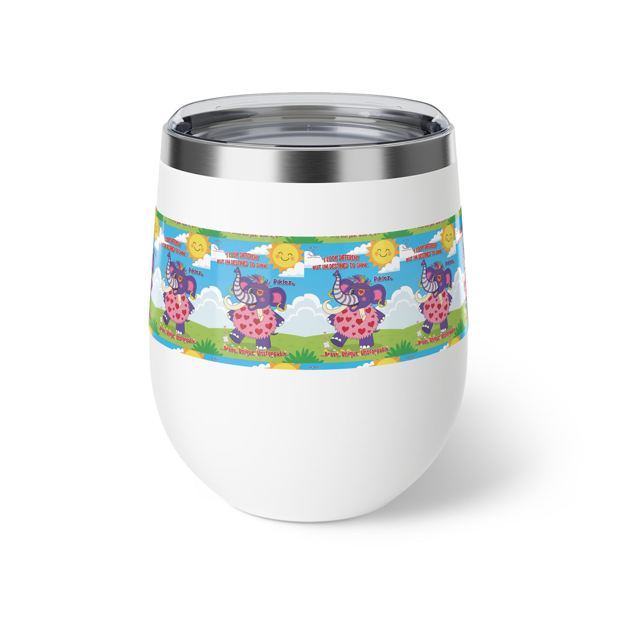 Piklez™ Copper Vacuum Insulated Cup – “Destined to Shine” Travel Mug | Smile Universe Collection