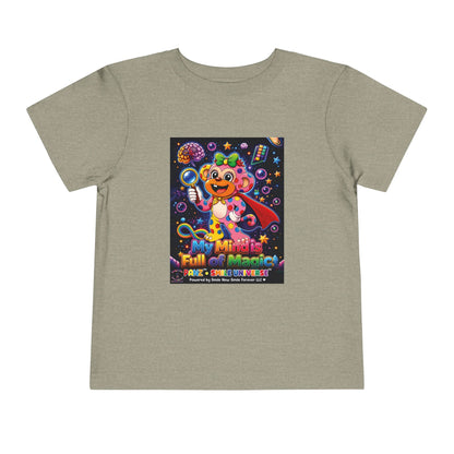 Panz™ Toddler Short Sleeve Tee – "My Mind is Full of Magic" Graphic | Smile Universe Collection