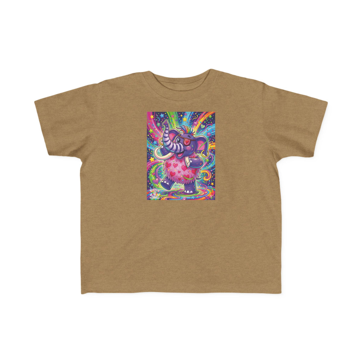 Piklez™ Toddler's Fine Jersey Tee – "Born to Celebrate!" Graphic Shirt | Smile Universe Collection