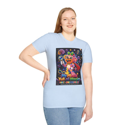 Panz™ Unisex Softstyle T-Shirt – "My Mind is Full of Magic" Graphic | Smile Universe Collection