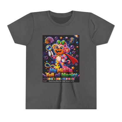 Panz™ Youth Short Sleeve Tee – "My Mind is Full of Magic" Graphic | Smile Universe Collection