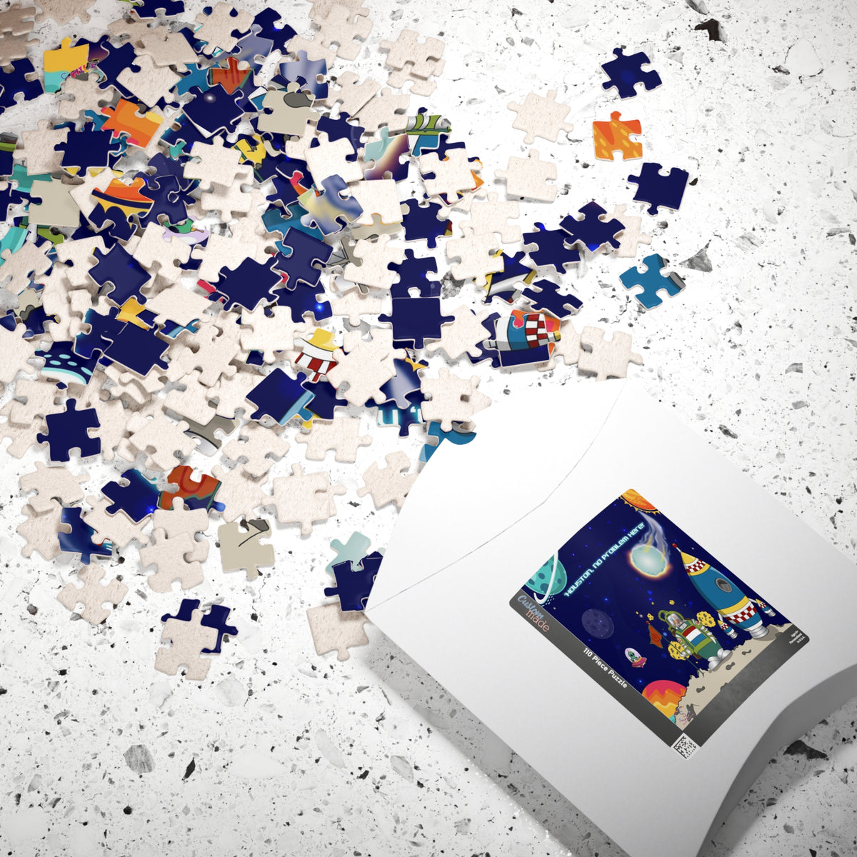 TuBz™ Puzzle (110, 252, 520 & 1014-piece) – "Houston, No Problem Here!" Graphic | Smile Universe Collection