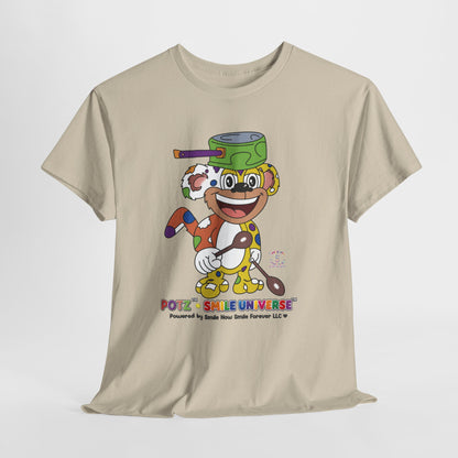 Potz™ Unisex Heavy Cotton™ Tee – Playful Graphic Tee | Smile Universe Collection