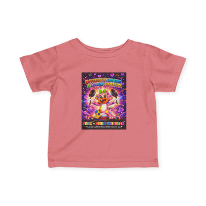 Panz™ Infant Fine Jersey Tee – "Differently Amazing & Loudly Autistic!" Graphic | Smile Universe Collection