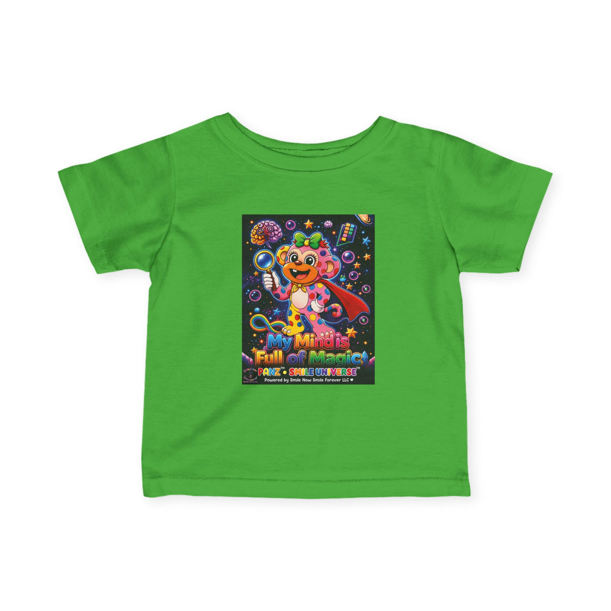 Panz™ Infant Fine Jersey Tee – "My Mind is Full of Magic" Graphic | Smile Universe Collection