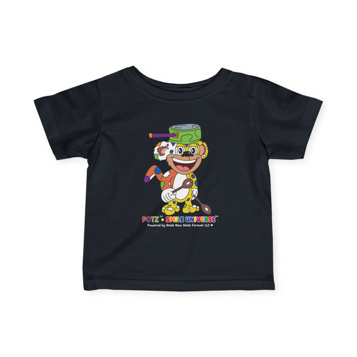 Potz™ Infant Fine Jersey Tee – Playful Graphic Tee | Smile Universe Collection
