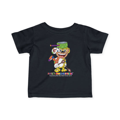 Potz™ Infant Fine Jersey Tee – Playful Graphic Tee | Smile Universe Collection