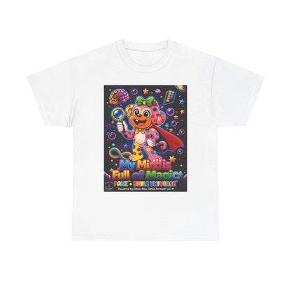 Panz™ Unisex Heavy Cotton™ Tee – "My Mind is Full of Magic" Graphic | Smile Universe Collection