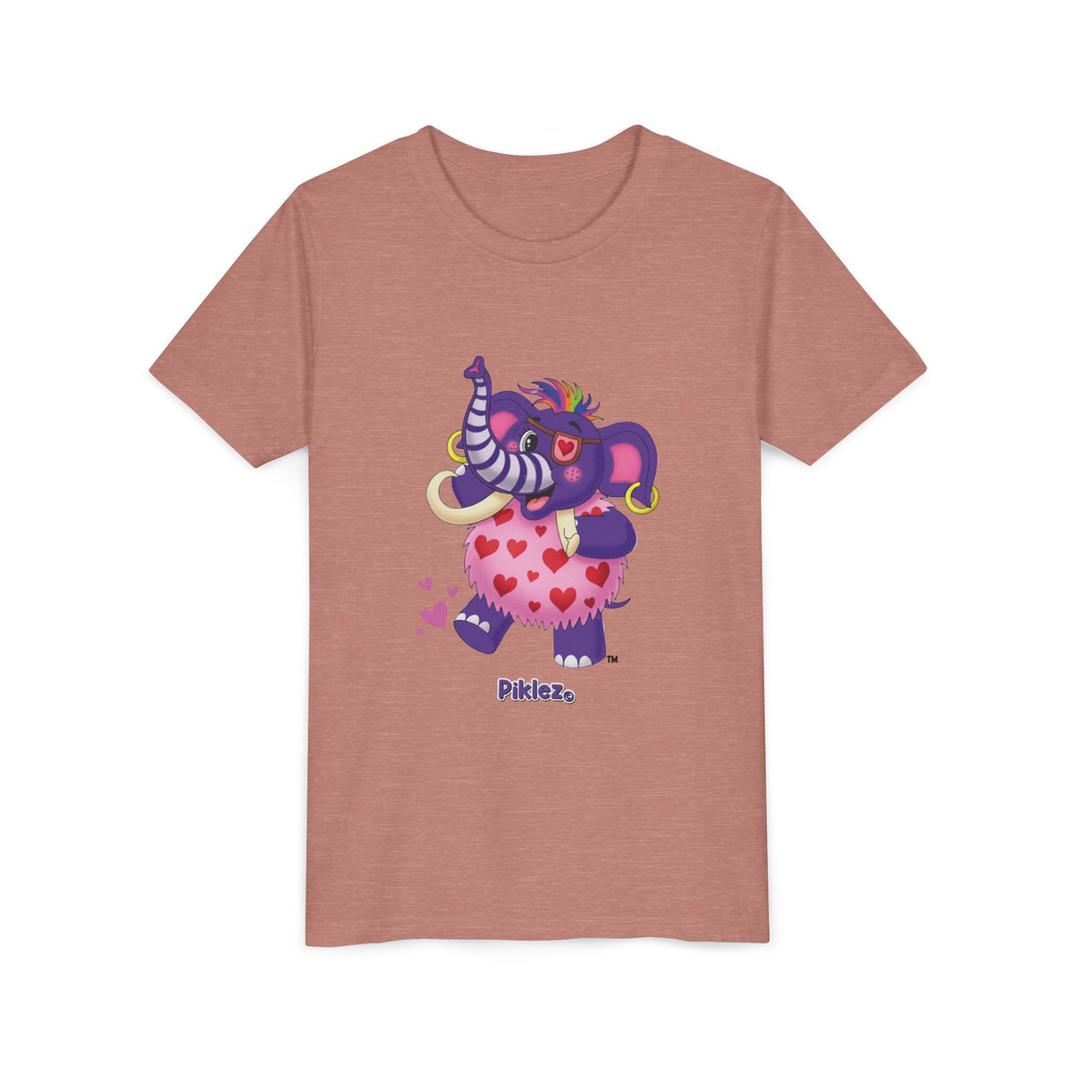 Piklez™ Youth Short Sleeve Tee – "Full of Love!" Graphic Shirt | Smile Universe Collection