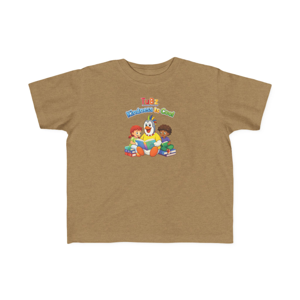 TuBz™ "Kindness Is Cool" Kids T-Shirt - Positive Message Graphic Tee | Smile Universe TuBz4Kidz