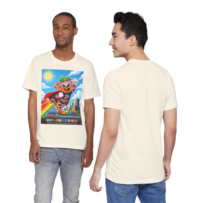 Panz™ Unisex Jersey Short Sleeve Tee – "My Autism is My Superpower" Graphic | Smile Universe Collection