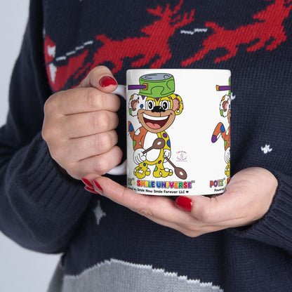 Potz™ Ceramic Mug – Playful Graphic Coffee Mug | Smile Universe Collection