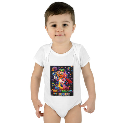 Panz™ Infant Baby Rib Bodysuit – "My Mind is Full of Magic" Graphic | Smile Universe Collection