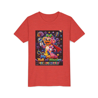 Panz™ Youth Short Sleeve Tee – "My Mind is Full of Magic" Graphic | Smile Universe Collection