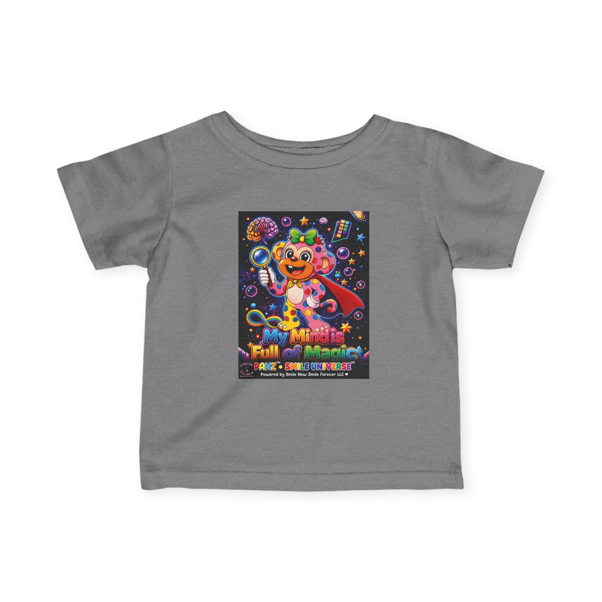 Panz™ Infant Fine Jersey Tee – "My Mind is Full of Magic" Graphic | Smile Universe Collection